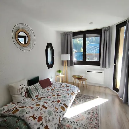 Superbe 2 Pieces, Centre Vue Mont-blanc Avec Balcon Et Parking Gratuit شقة *