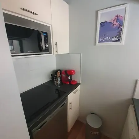 Superbe 2 Pieces, Centre Vue Mont-blanc Avec Balcon Et Parking Gratuit Apartmán *